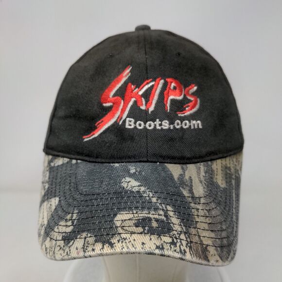 Skips Boots.com Strapback Hat Multi One Size Embroidered 6 Panel Daystone - Picture 2 of 8